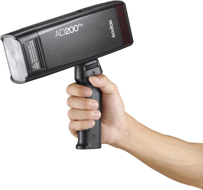 Godox FG-100 Flash Grip, Portable Bracket Handle Speedlite Holder Stabilizers with 1/4" Screw, Compatible with Godox AD100pro, AD200pro, AD300pro and Other Flash/LED Light