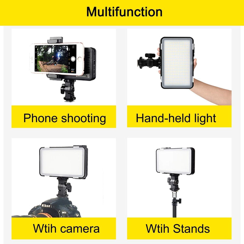 Godox LEDM150 LED Video Light, Camera Light for Pictures Video Recording with 150 LED Beads, CRI 95+ 5600K Photo Light for Outdoor Photography Live Streaming Zoom Calls