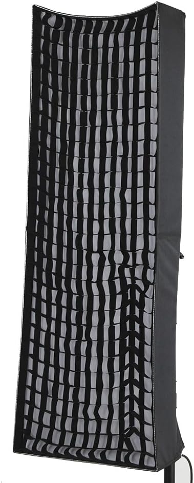 Falcon Eyes (New Version) RX-36TDX II 250W Flexible LED Light, 9 Pre-Programmed Lighting Effects, Bi-Color 3000K-5600K Supports DMX with RX-36SBHC Honeycomb Grid Softbox