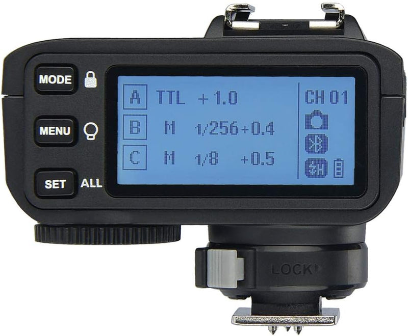 Godox X2T-N 2.4G Wireless Flash Trigger Transmitter Compatible with Nikon Camera Support i-TTL HSS 1/8000s Group Function LED Control Panel