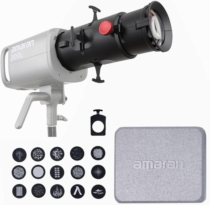 Aputure Amaran Spotlight SE 19º Lens Kit Projection Lens Modifier for Amaran 300C 150C Amaran 200X S 60X S Aputure 300X and Other Power not Exceeding 300W Bowens Mount Lights