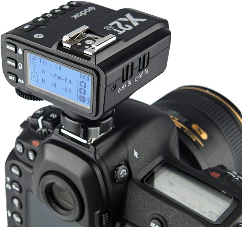 Godox X2T-N 2.4G Wireless Flash Trigger Transmitter Compatible with Nikon Camera Support i-TTL HSS 1/8000s Group Function LED Control Panel