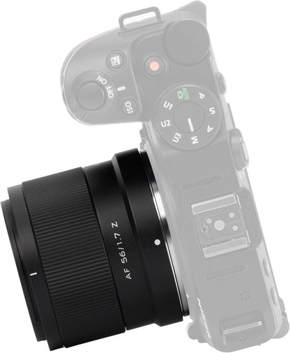 VILTROX 56mm f/1.7 Z, Prime 56mm F1.7 for Nikon Z Mount Lens, Auto Focus APS-C z Mount Lens for Nikon Zfc Z50 Z8 Z7ii Z6ii Z5 Z9