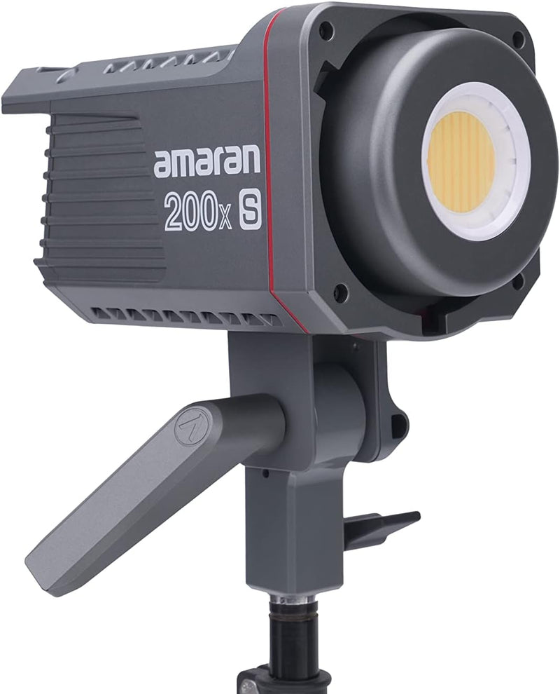 Amaran 200X S COB Video Light,200W Output Bowens Mount Photography Light,App Control 9 Built-in Lighting Effects DC/AC Power Supply Ultra Silent Fan for Photography/Video Recording/Live Streaming