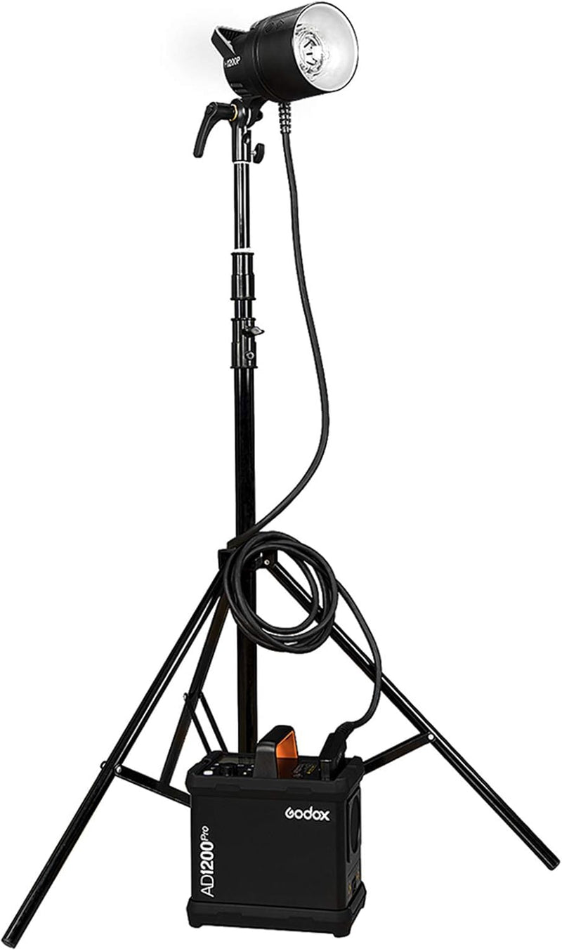 Godox AD1200Pro 1200Ws TTL Power Pack,0.01-2s Recycle Time, Can Suppress Sunlight in Outdoor Bright Light Shooting Environment, with HSS High-Speed Synchronization Anytime Anywhere