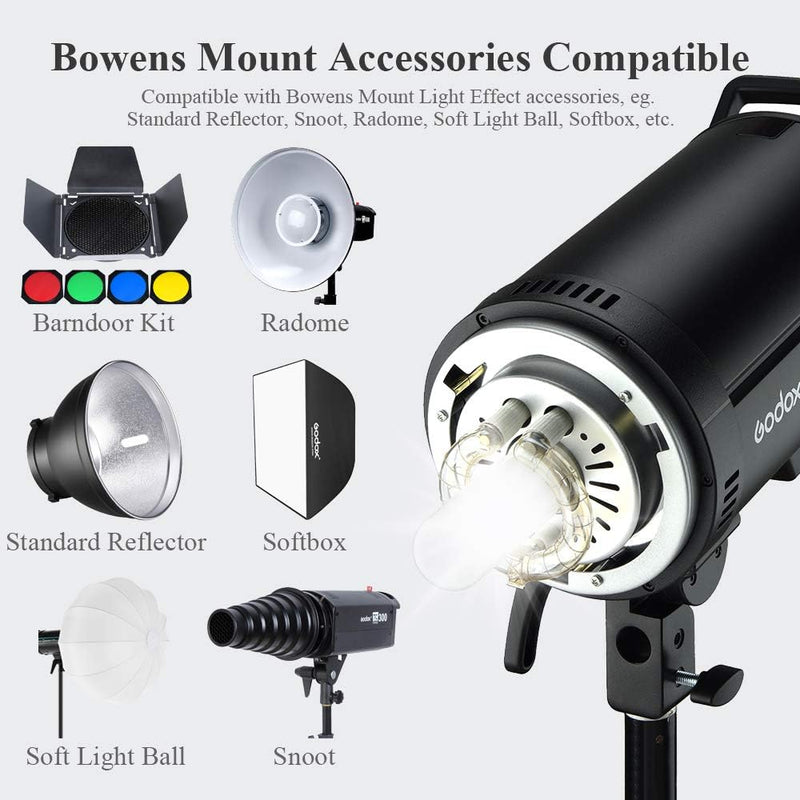 GODOX DP800III Professional Studio Flash 1s Recycling Time GN126 5600k 800Ws Bowens Mount 150W Modeling Lamp