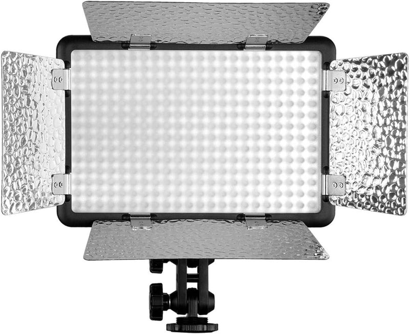 GODOX LF308Bi Bi-Color Temperature LED Flash Light Photography Fill-in Lamp Video Light 3300K-5600K 18W Smartphone APP/ 2.4G Wireless Control with Remote Controller Power Adapter