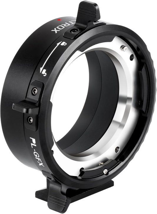 PL-GFX Lens Mount Adapter, PL to GFX Adapter, PL Cine Lens to Fujifilm GFX Mount Cameras GFX100S GFX100 II GFX100 GFX50S II GFX50S GFX50R (Manual Fous)