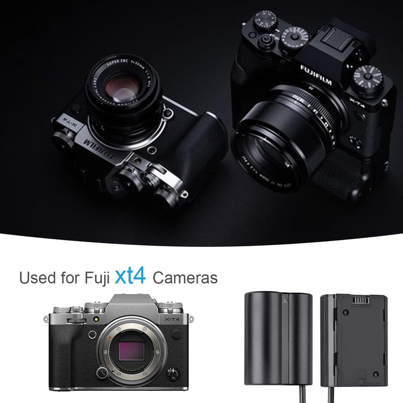 FOMITO NP-W235 Dummy Battery DC Coupler AC Power Adapter for Fujifilm Fuji XT4 VG-XT4 GFX100S Camera