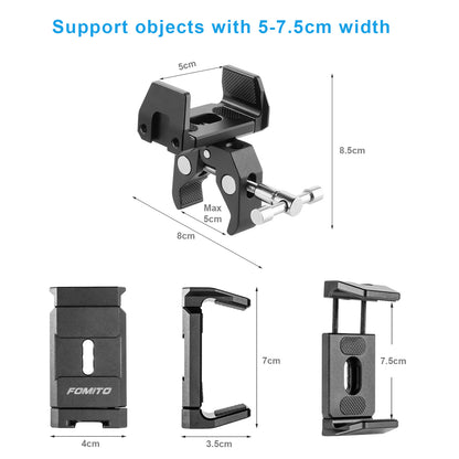 Fomito Charging Bank Universal Clip + Crab Clip