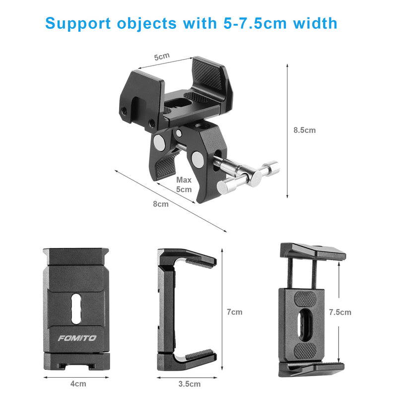 Fomito Charging Bank Universal Clip + Crab Clip