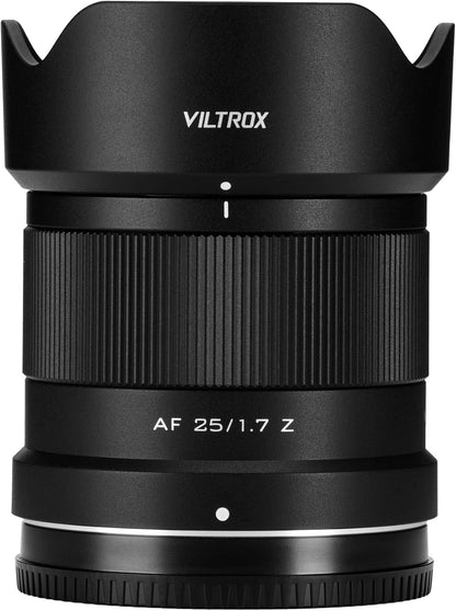 VILTROX 25mm F1.7 E, AF 25mm F1.7 E Mount Lens for Sony E, APS-C Prime Lens for Sony a6400 a6500 a6600 ZV-E10 FX30 A6700 ZC-E10II a7Ⅲ a7RⅢ a7Ⅳ a7RⅣ