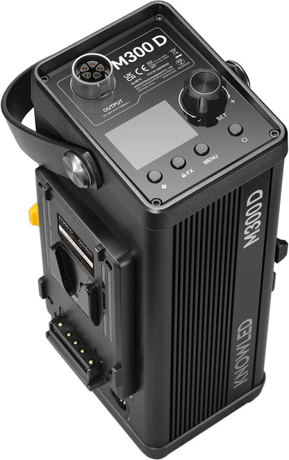 Godox Knowled M300D 330W 5600K Daylight LED Light, with FX effects, remote control and portable case for video production, photography lighting, studio shooting, indie filmmaking YouTube livestreaming