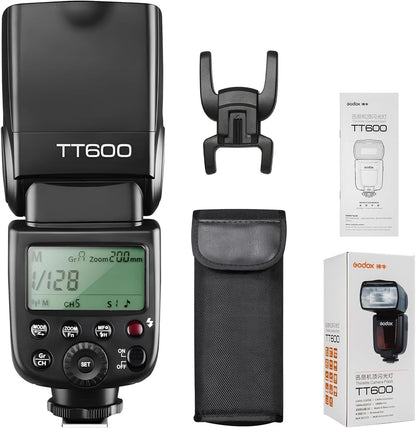 GODOX TT600S 2.4G Wireless Camera Flash Speedlite with Diffuser, Master Slave Off GN60 Manual Flash, Support HSS When paired Off Camera with Godox X Trigger System for Sony Cameras (TT600S for Sony)