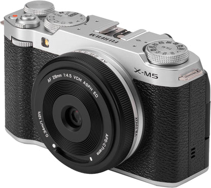 VILTROX 28mm f4.5 Pancake Lens Fuji x, AF 28mm f4.5 X Mount Lens for Fujifilm, Fixed Aperture F4.5 Fuji x Mount for Fujifilm X-T5 X-H2 X-T50 X-M5 X-T30 II X-Pro3 X-S20 X-E4