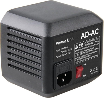 GODOX AD-AC Power Source Adapter Unit with 5M Cable AD600 AD600M AD600B AD600BM Flashpoint XPLOR 600 Flash