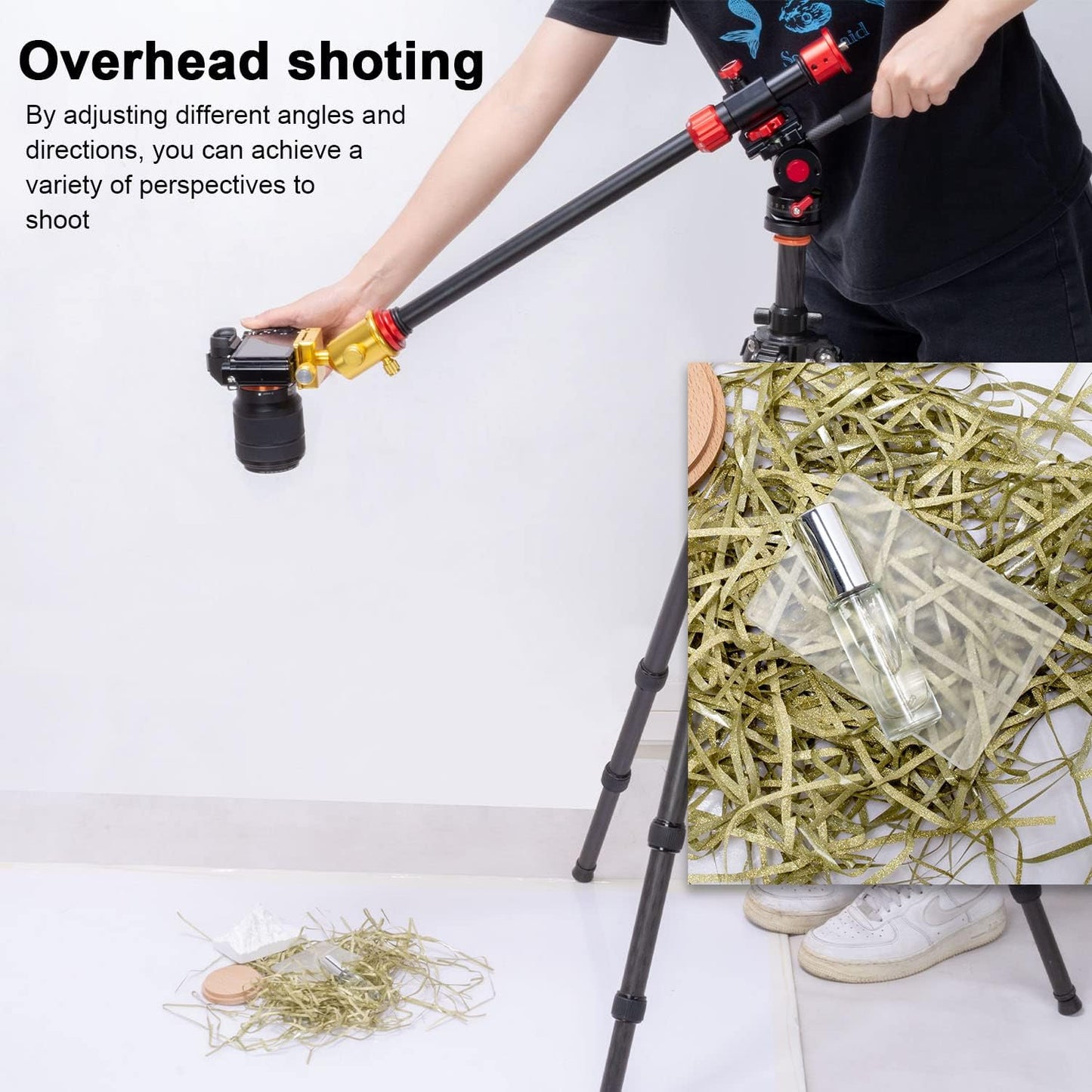 FOMITO Tripod Fluid Head with Quick Release Plate