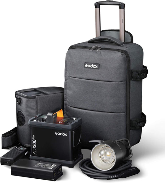 Godox AD1200Pro 1200Ws TTL Power Pack,0.01-2s Recycle Time, Can Suppress Sunlight in Outdoor Bright Light Shooting Environment, with HSS High-Speed Synchronization Anytime Anywhere