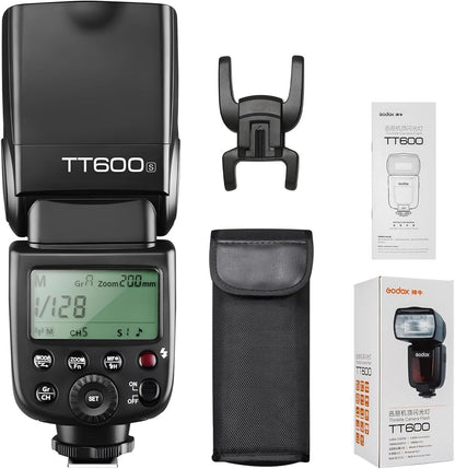 GODOX TT600S 2.4G Wireless Camera Flash Speedlite with Diffuser, Master Slave Off GN60 Manual Flash, Support HSS When paired Off Camera with Godox X Trigger System for Sony Cameras (TT600S for Sony)