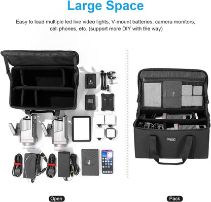 FOMITO-AB-27 Light Carry Bag Camera Case AB-27 with Shockproof Foam-F0189
