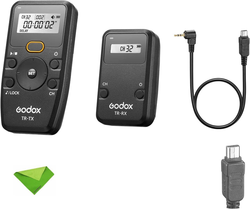 Godox TR-OP12 Wireless Timer Remote Control for Olympus E-620, E-600, E-520, E-510, E-450, E-420, E-410, E-30, E-M5, E-P3, E-P2, E-P1, SP-570UZ, SP-560UZ, SP-550UZ、SP-510UZ, A900, A850, A700, A580 etc