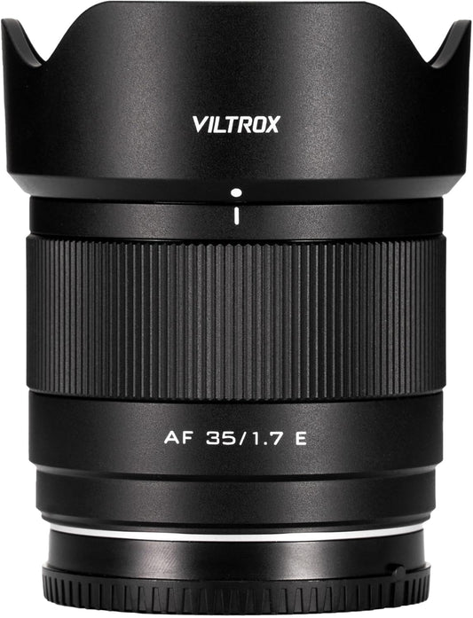 VILTROX 35mm f1.7 E, AF 35mm F1.7 E Mount Lens for Sony E, Auto Fcous APS-C Large Aperture Prime Lens for Sony ZV-E10 II EV10 a6700 a6600 a6400 a7c ii a7rv a7iii