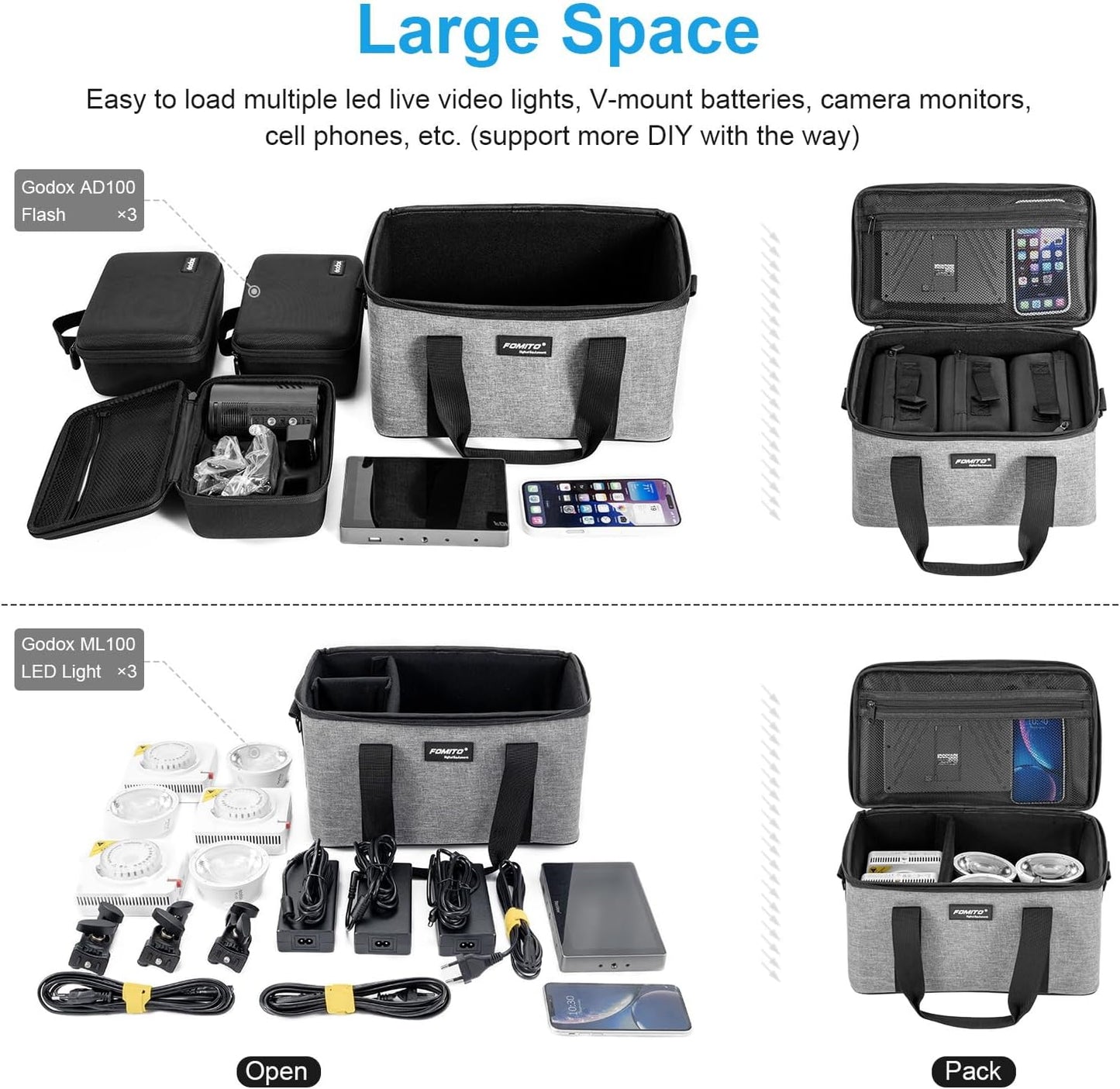 FOMITO-AB-20 Light Carry Bag Camera Case-F0187