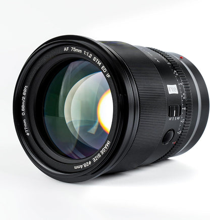 VILTROX 75mm f1.2 Pro Z Mount for Nikon, 75mm f/1.2 for Nikon Z APS-C Auto Focus Lens for Nikon Z fc Z30 Z50