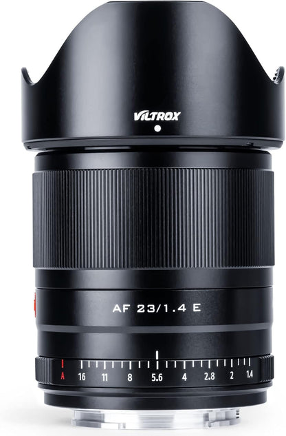 VILTROX 23mm F1.4 f/1.4 Sony E-Mount Auto Focus APS-C Prime Lens for Sony E-Mount Camera A6500 A6300 A6000 A7RⅣ A7RⅢ A7Ⅲ A7RⅡ A7Ⅱ A7S A7R