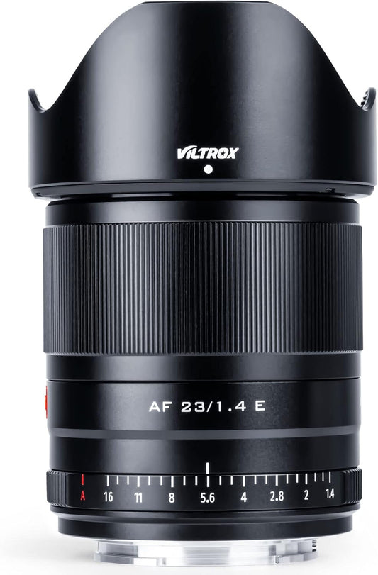 VILTROX 23mm F1.4 f/1.4 Sony E-Mount Auto Focus APS-C Prime Lens for Sony E-Mount Camera A6500 A6300 A6000 A7RⅣ A7RⅢ A7Ⅲ A7RⅡ A7Ⅱ A7S A7R