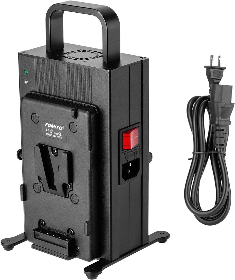 FOMITO V-Mount Battery Dual Channel Charger Fast Charging