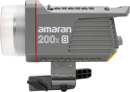 Amaran 200X S COB Video Light,200W Output Bowens Mount Photography Light,App Control 9 Built-in Lighting Effects DC/AC Power Supply Ultra Silent Fan for Photography/Video Recording/Live Streaming