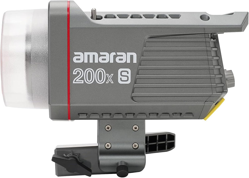 Amaran 200X S COB Video Light,200W Output Bowens Mount Photography Light,App Control 9 Built-in Lighting Effects DC/AC Power Supply Ultra Silent Fan for Photography/Video Recording/Live Streaming