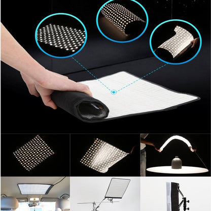 FalconEyes RX-18TD (New Packaging )Bi-Color Dimmable 3000K-5600K 100W Waterproof Flexible Studio Light for Photography (RX-18TD)