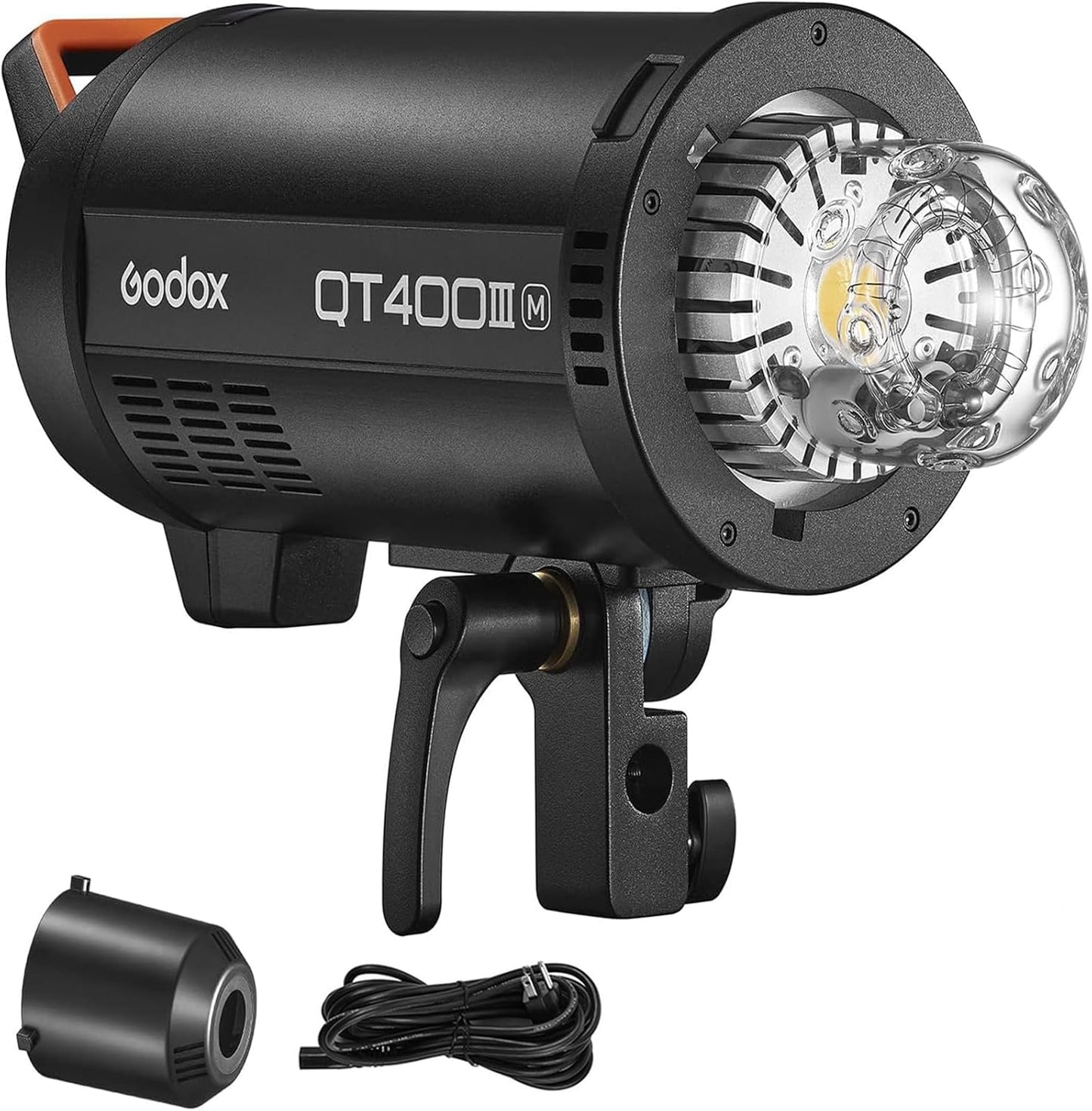 GODOX QT400IIIM 400W High Speed Studio Flash Light GN65 1/8000s HSS 0.01-0.9S Quick Recycling Time Built-in 2.4G Wireless X System with 40W Modeling Light Bowens Mount for Wedding Portrait Photography