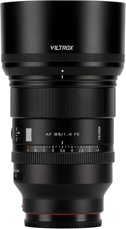 VILTROX 85mm f1.4 Pro FE Lens, AF 85mm f/1.4 FE for Sony E-Mount, Portrait Lens for Sony FE a7iv a7c ii a7rv a9iii zve1 fx3 ev-e10 ii a6700 a6600