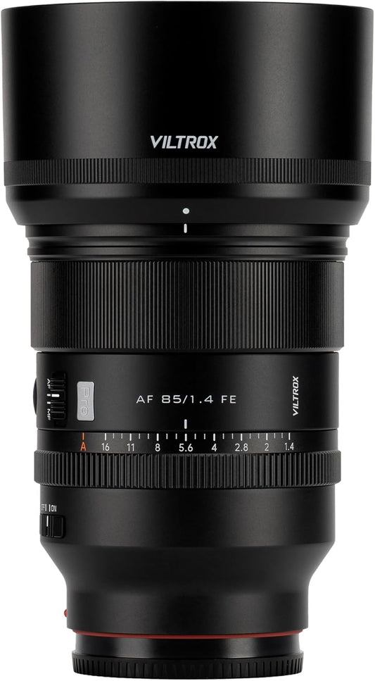 VILTROX 85mm f1.4 Pro FE Lens, AF 85mm f/1.4 FE for Sony E-Mount, Portrait Lens for Sony FE a7iv a7c ii a7rv a9iii zve1 fx3 ev-e10 ii a6700 a6600