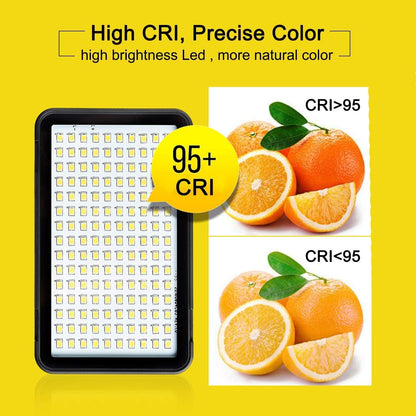 Godox LEDM150 LED Video Light, Camera Light for Pictures Video Recording with 150 LED Beads, CRI 95+ 5600K Photo Light for Outdoor Photography Live Streaming Zoom Calls