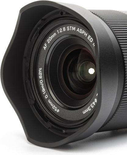 VILTROX 20mm f2.8 FE, 20mm f/2.8 e-Mount Full Frame AF Lens for Sony e Mount, Prime Wide Angle Lens for Sony e Mount a7cr a7cii a7c a6700 zv-e100 a6600 a6400 a7iv a7iii