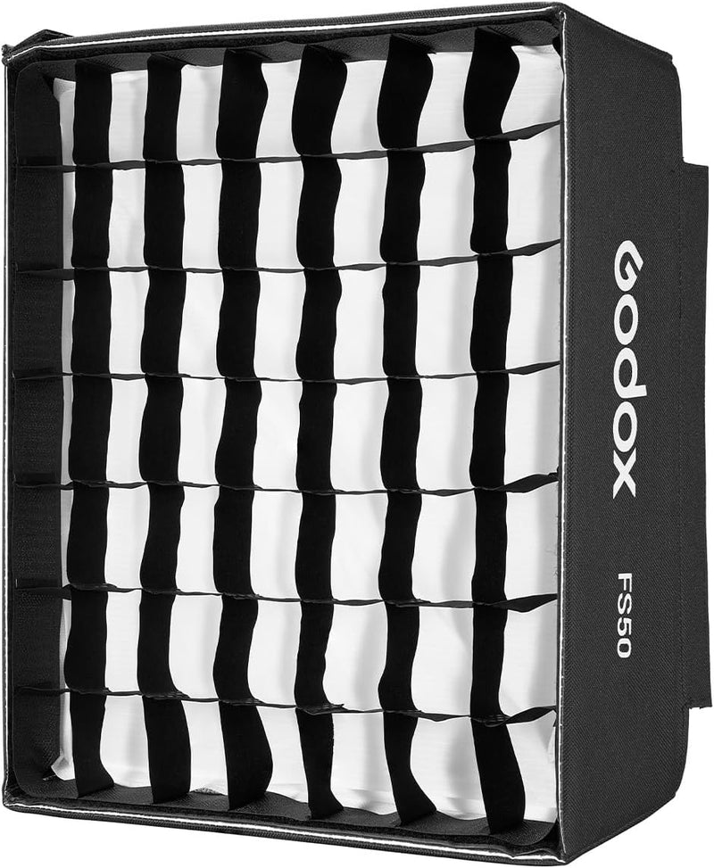 Godox FS50 Rectangular Softbox with Grid for Godox FH50BI FH50R Flexible Light Panels