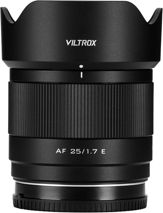 VILTROX 25mm F1.7 E, AF 25mm F1.7 E Mount Lens for Sony E, APS-C Prime Lens for Sony a6400 a6500 a6600 ZV-E10 FX30 A6700 ZC-E10II a7Ⅲ a7RⅢ a7Ⅳ a7RⅣ