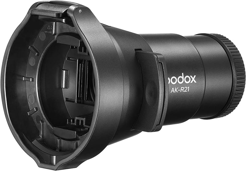 Godox Camera Flash Speedlight Light Projector AK-R21 Projection Attachment Create Theatrical Effect for Godox AD200Pro,AD100,Godox V1 Series, V860II Series, V860III Series, TT685II Series