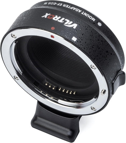 VILTROX EF-EOS M Lens Mount Auto Focus Adapter, Compatible with Canon EF/EF-S Lens to Canon EOS M (EF-M Mount) Mirrorless Camera Body EOS M100 M50 M3 M10 M6 M5