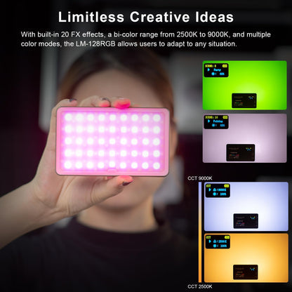 FOMITO-LM-128 RGB Portable LED Light-F0065