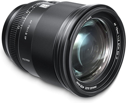VILTROX PRO 75mm f/1.2 f1.2 Fuji x Mount APS-C Prime Lens for Fujifilm X Mount Camera X-T5 X-H2 X-H2S X-T30 II X-T4