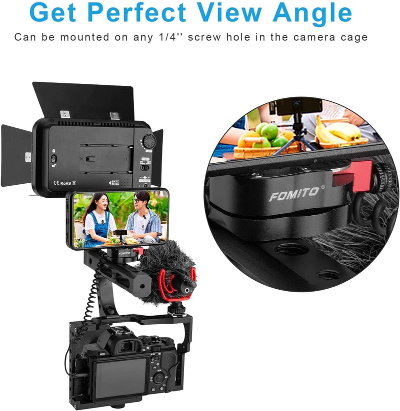 Fomito Mini Quick Release Plate for Camera Video Monitor