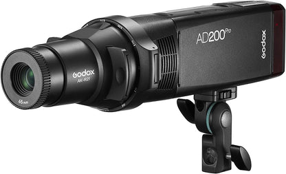 Godox Camera Flash Speedlight Light Projector AK-R21 Projection Attachment Create Theatrical Effect for Godox AD200Pro,AD100,Godox V1 Series, V860II Series, V860III Series, TT685II Series