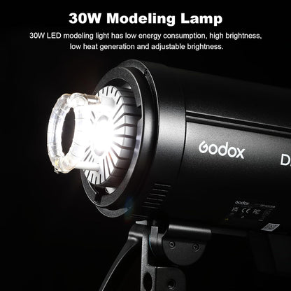 Godox DP1000III-V DP1000IIIV Studio Flash, 1000ws Daylight Outdoor Strobe Monolight, 2.4G Wireless X System, 30W Modeling Lamp, Bowens Mount for Wedding Product Portrait Photography