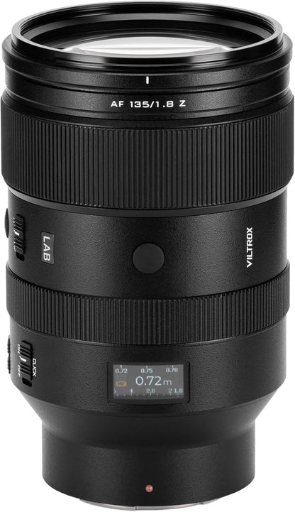 VILTROX AF 16mm F1.8 Z Full Frame Lens for Nikon Z-Mount, AF 16mm F/1.8 Z with Built-in LCD Screen Wide Angle Lens for Nikon Z Mount Z7 Z7ii Z8 Z8ii Z9 Zf Z30 Z50 Zfc