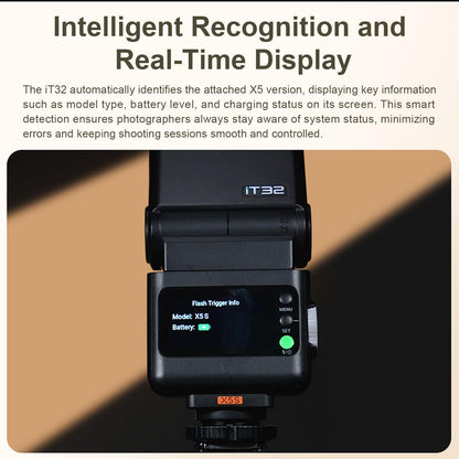 Godox iT32 TTL Camera Flash IT32 iFlash Camera Flash, Built-in 2.4GHz Receiver, with Storage Bag and Diffuser, Matching X5 Wireless Flash Trigger can work for Canon, Nikon, Sony, Fujifilm, Olympus etc